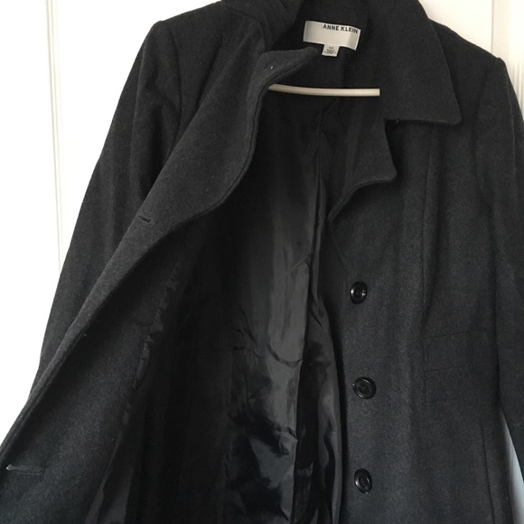 Ann Klein Wool Winter Coat // Size: M - Picture 4 of 7